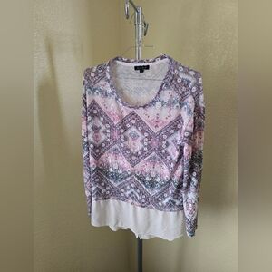 Kiara Long Sleeve Pullover Blouse